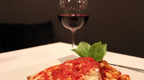 Chicken Parmesan Stock Footage 38400977