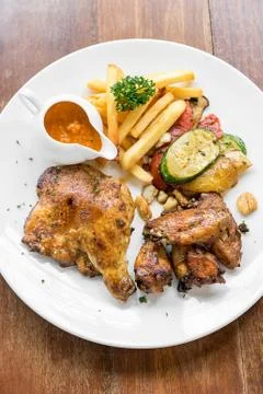 Chicken peri peri Foto stock