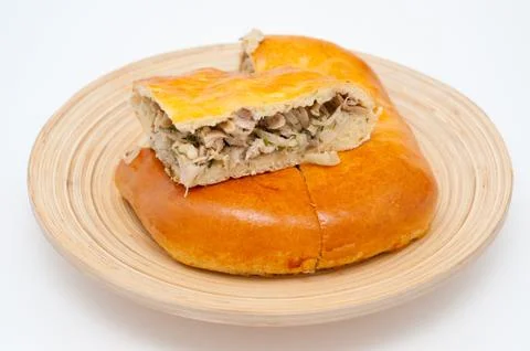 Chicken pie Stock Photos