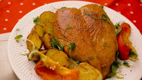 Chicken Pieces in Marinade Preparing for Grilling Stock Footage 143117405