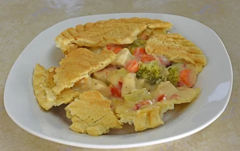 Chicken pot pie Stock Photos