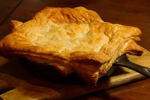Chicken Pot Pie Stock Photos