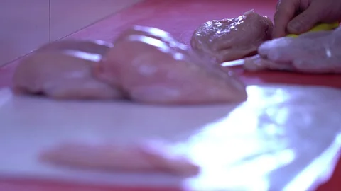 CHICKEN - POULET Stock Footage 124226136