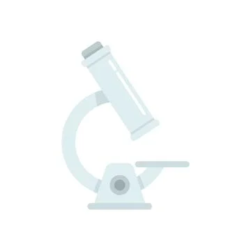 Chicken pox microscope icon flat isolated Stock Illustration