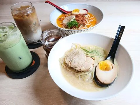 Chicken ramen Stock Photos