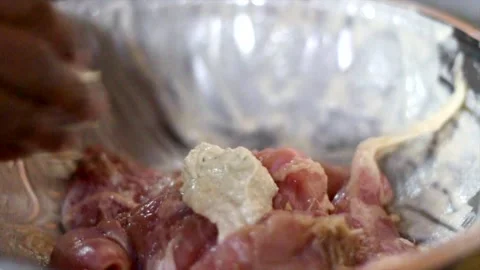 Chicken Reshami Tikka. Stock Footage 133102282