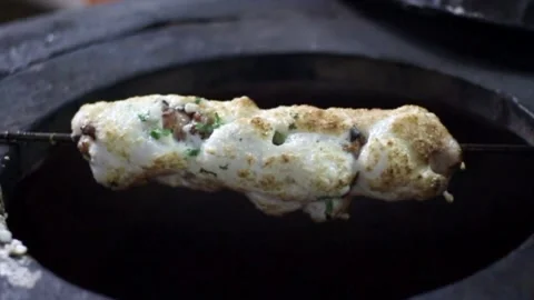 Chicken Reshami Tikka. Stock Footage 133102299