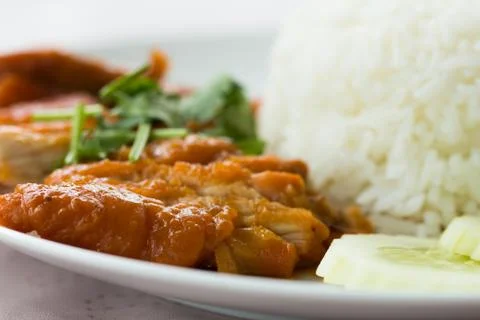 Chicken rice Stock Photos