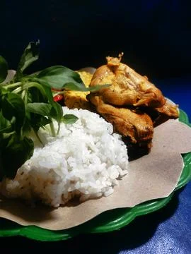 Chicken rice Stock Photos