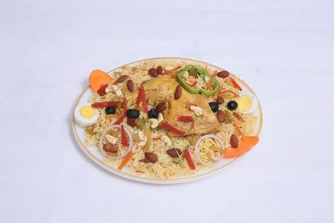 Chicken Rice_Biryani Stock Photos