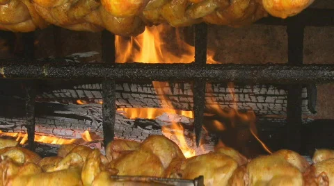 Chicken roaster 1 Stock Footage 661000