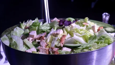 Chicken salad Stock-Footage 99007088