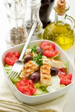 Chicken salad Stock Photos