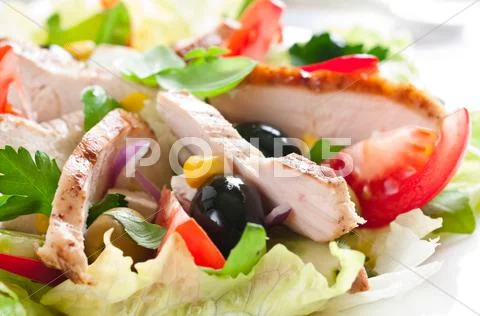 Chicken salad Stock Photos