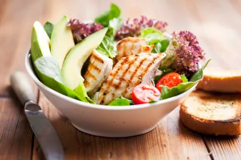 Chicken salad Stock Photos