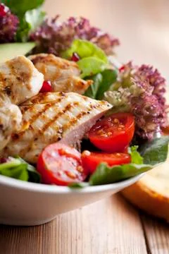 Chicken salad Stock Photos
