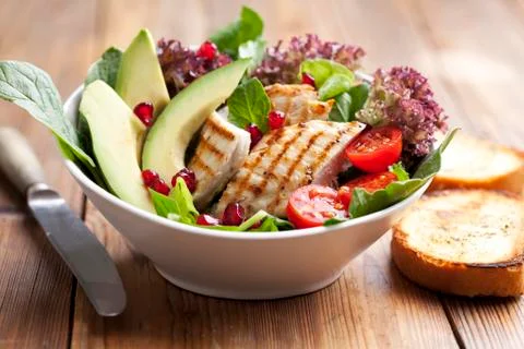 Chicken salad Stock Photos