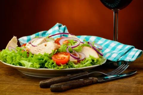 Chicken salad Stock Photos