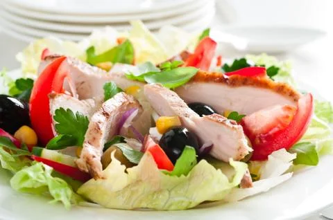 Chicken Salad Fotos Stock