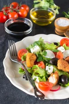Chicken salad Foto stock