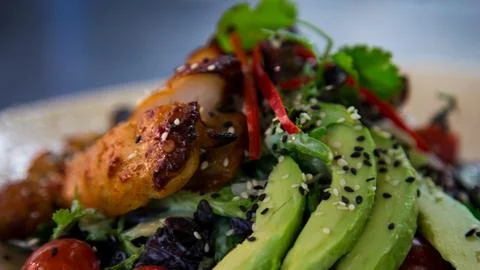Chicken Salad Foto stock