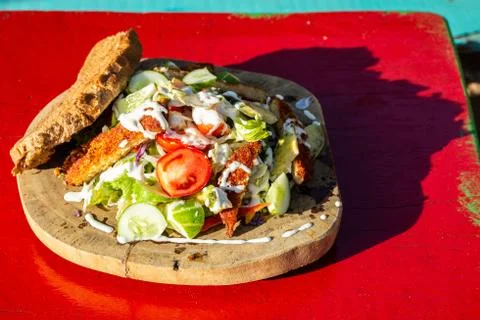 Chicken salad Фото