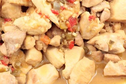 Chicken in sauce Stock Photos