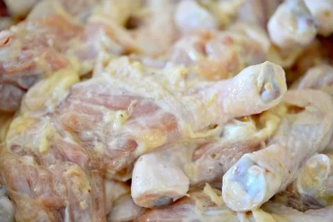 Chicken with sauce Stock Photos