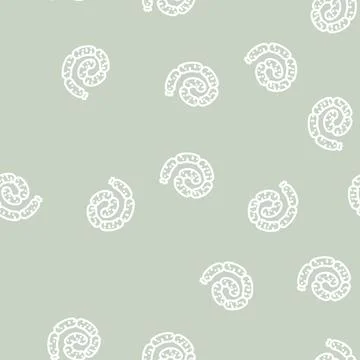 Chicken sausage meat line vector seamless pattern Stock Illustration