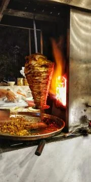 Chicken Shawarma. Stock Photos
