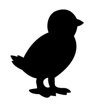 Chicken Silhouette Ilustración de archivo