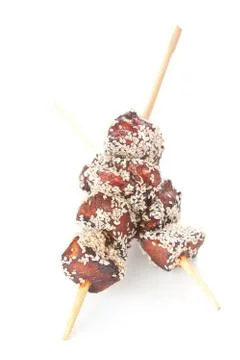 Chicken skewer  Foto stock
