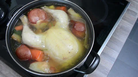 Chicken soup Stock Footage 23368629