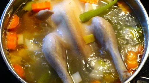 Chicken Soup Stock Footage 47927493