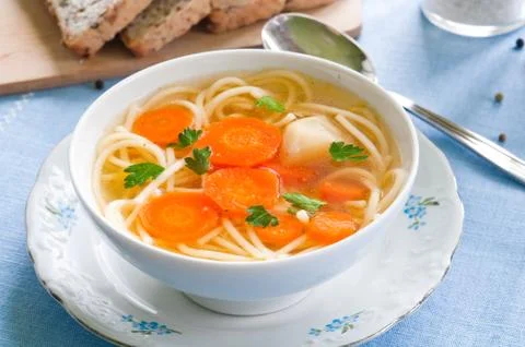 Chicken soup Stock Photos