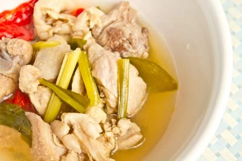 Chicken soup Fotos Stock