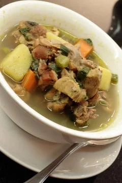 Chicken soup Foto stock