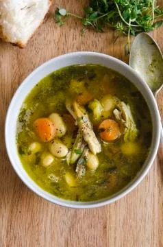 Chicken soup Stock Photos