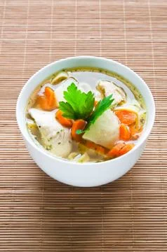 Chicken soup Фото