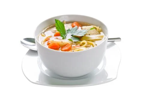 Chicken soup 스톡 사진