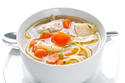Chicken soup 스톡 사진