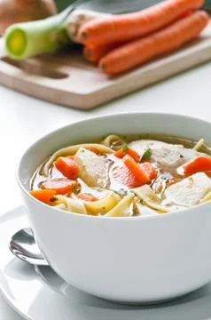 Chicken soup Stock Photos
