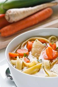 Chicken soup Stock Photos