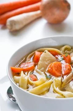 Chicken soup Stock Photos