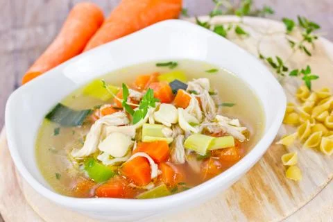 Chicken soup Stock Photos