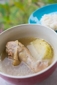 Chicken soup Stock Photos