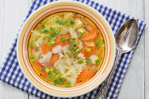 Chicken soup Foto stock