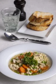 Chicken soup Foto stock