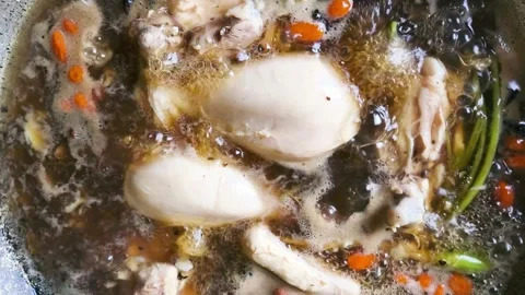 Chicken soup2 動画素材 340876214