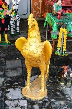Chicken statue 01 Foto stock